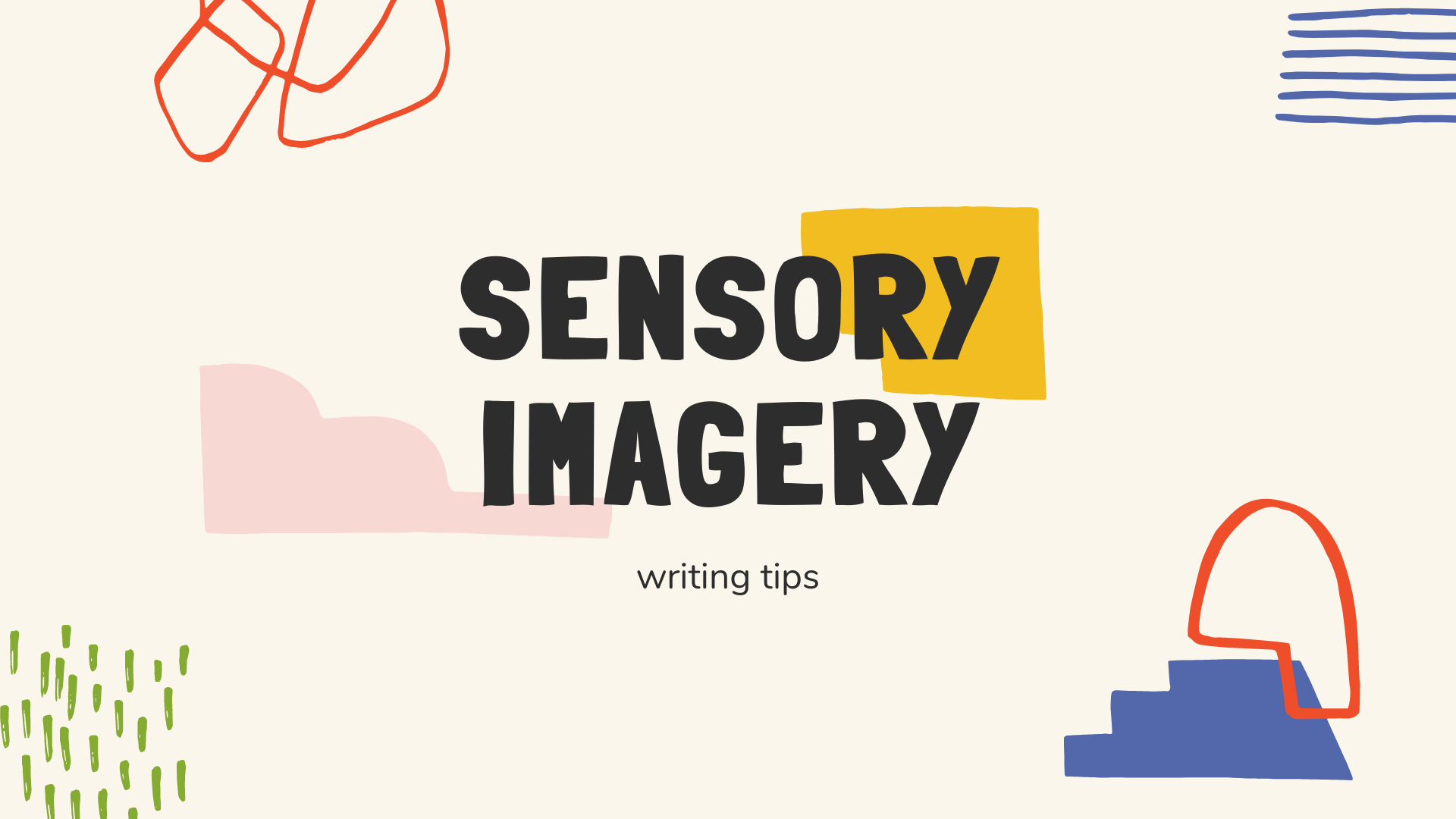 sensory images in literature