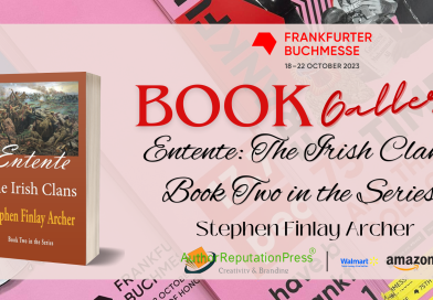 “Entente: The Irish Clans, Book Two in the Series” by Stephen Finlay Archer was displayed at the 2023 Frankfurt Book Fair (Frankfurter Buchmesse) – Book Gallery